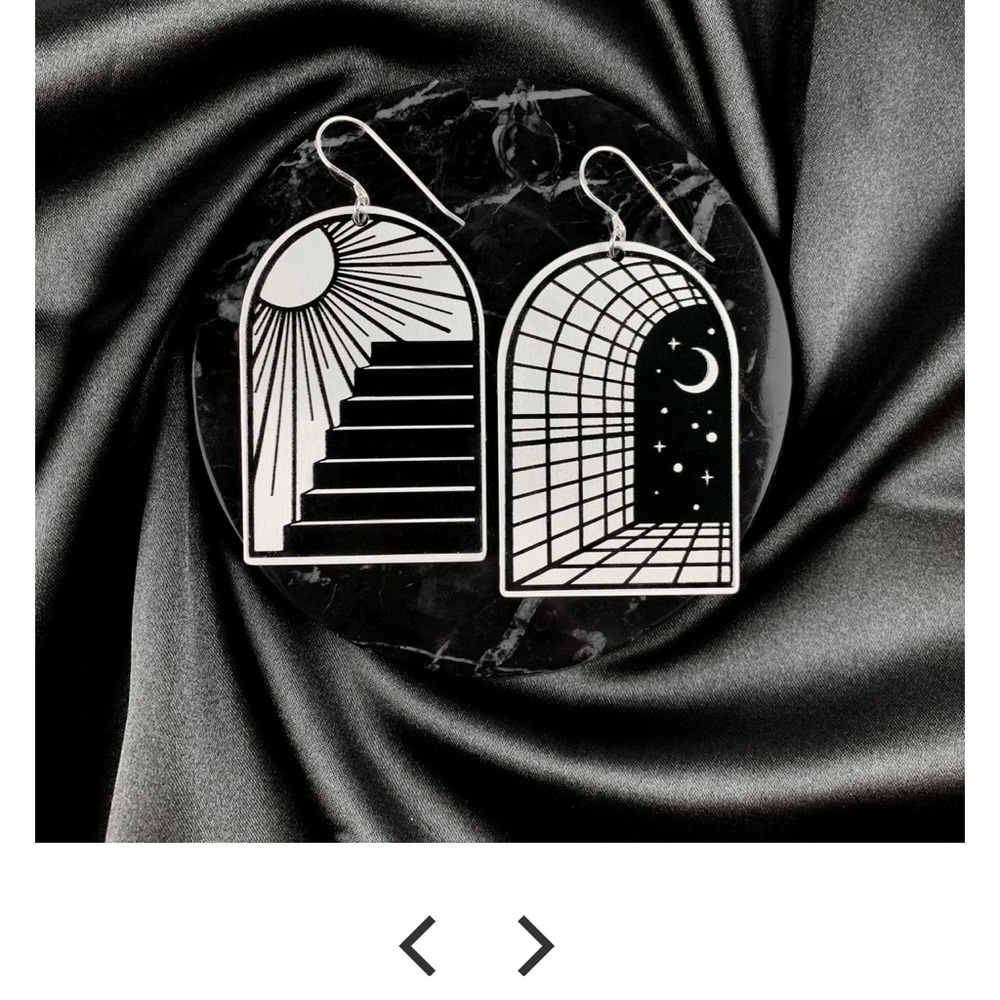 While Odin Sleeps Portal Earrings